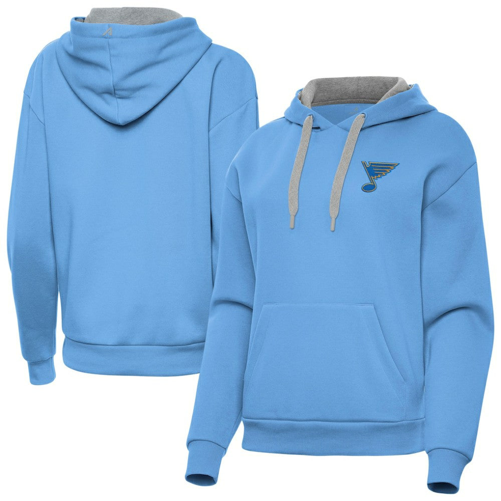 St. Louis Blues Antigua Women's Victory Pullover Hoodie
