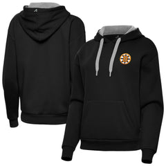 Boston Bruins Antigua Women's Victory Pullover Hoodie