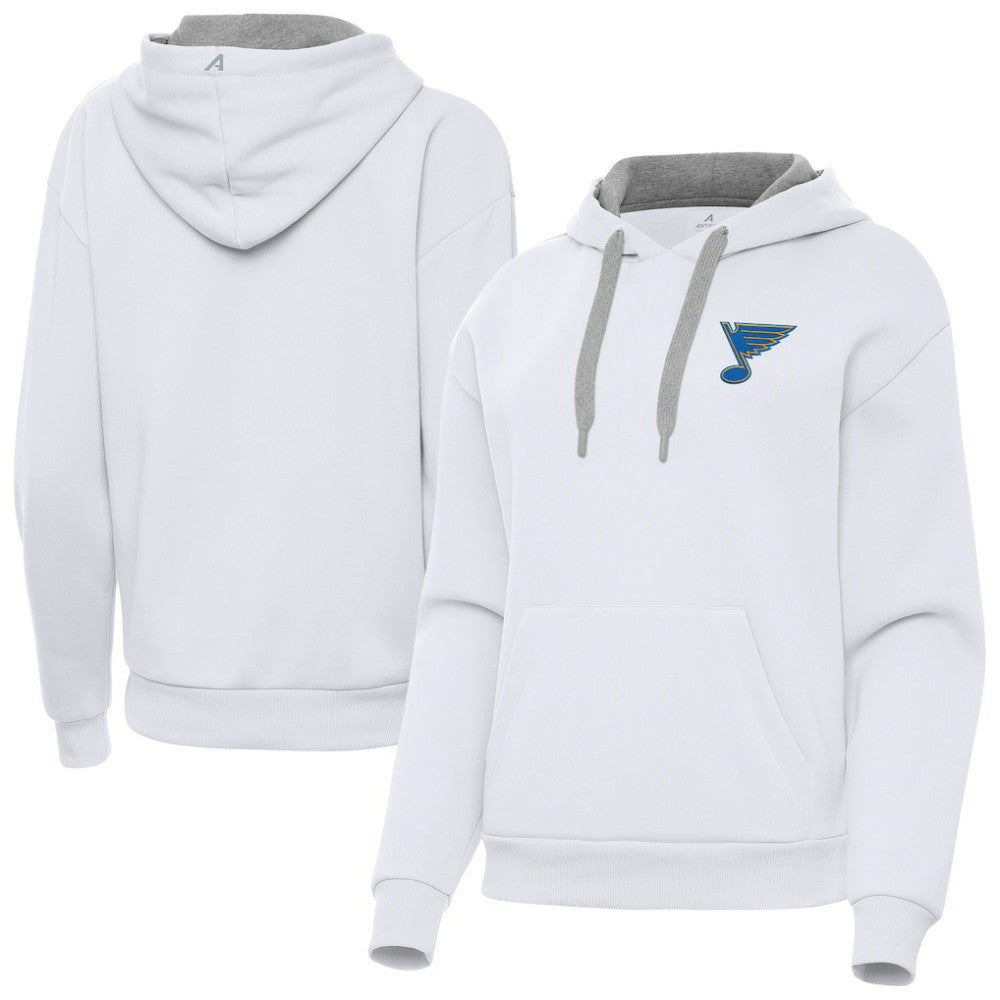 St. Louis Blues Antigua Women's Victory Pullover Hoodie