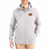 NFL Washington Commanders Cutter & Buck Roam Epic Comfort Recycled Full-Zip Hoodie Jacket