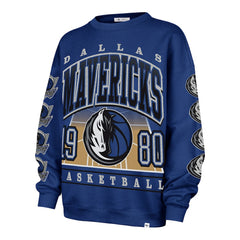Dallas Mavericks '47 Women's Go Big Oversized Sweatshirt sale - Blue | 47 brand outlet