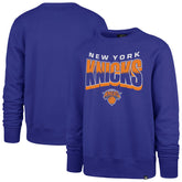 New York Knicks '47 Unisex Brush By Headline Crewneck Sweatshirt - Blue | 47 brand online