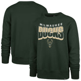 Milwaukee Bucks '47 Unisex Brush By Headline Crewneck Sweatshirt - Hunter Green | 47 brand outlet