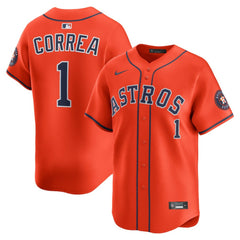 Carlos Correa Houston Astros Alternate Limited Player Jersey - Orange | Nike