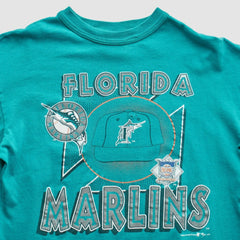 Miami Marlins Team Rated 1993 T-Shirt - Teal Vintage