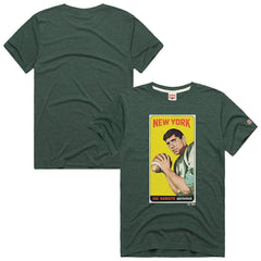 NFL New York Jets Joe Namath Homage Unisex NFL Topps Trading Card Tri-Blend T-Shirt
