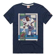 NFL Dallas Cowboys Emmitt Smith Homage Unisex NFL Topps Trading Card Tri-Blend T-Shirt