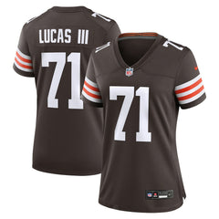NFL Cleveland Browns Cornelius Lucas Women's Team Game Jersey