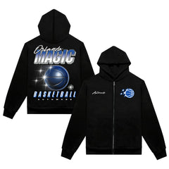 Orlando Magic Authmade Unisex Premium Boxy Full-Zip Hoodie - Black cheap