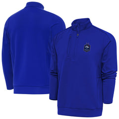 France National Team Antigua Genesis Quarter-Zip Pullover / Soccer On sale