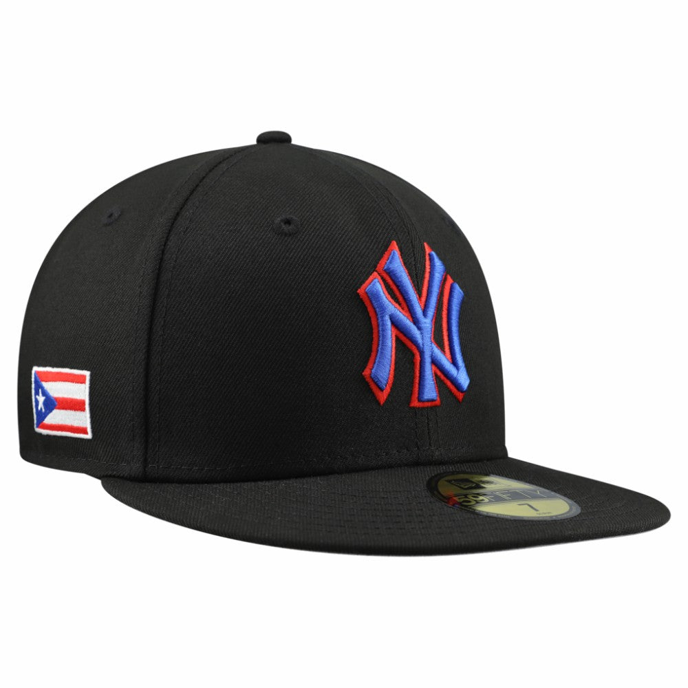 New York Yankees Puerto Rico 59FIFTY Fitted Hat - Black | New Era