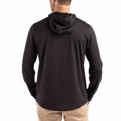 NFL New York Giants Cutter & Buck Throwback Logo Coastline Epic Comfort Eco Recycled Long Sleeve Hoodie T-Shirt