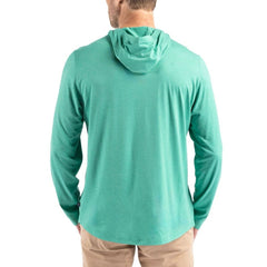 NFL Philadelphia Eagles Cutter & Buck Coastline Epic Comfort Eco Recycled Long Sleeve Hoodie T-Shirt
