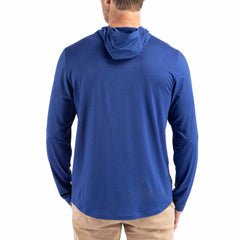 NFL Denver Broncos Cutter & Buck Coastline Epic Comfort Eco Recycled Long Sleeve Hoodie T-Shirt