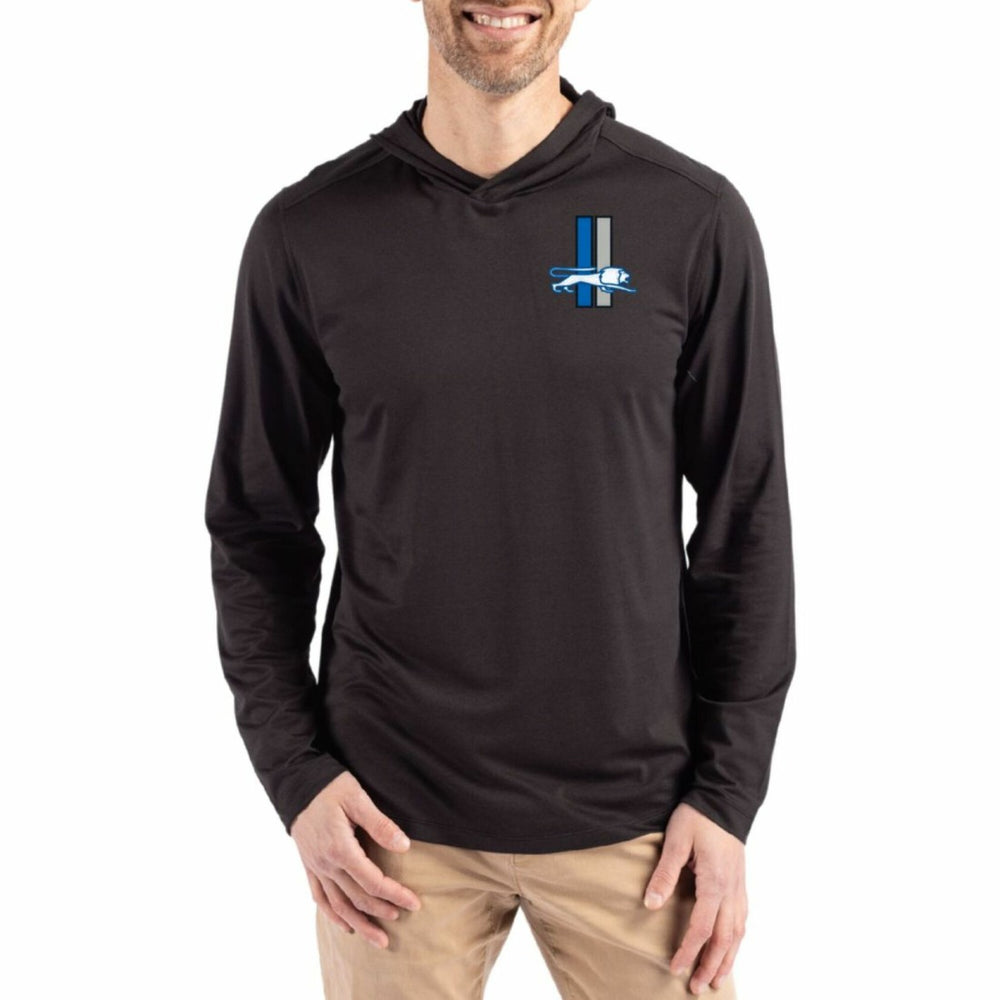 NFL Detroit Lions Cutter & Buck Coastline Epic Comfort Eco Recycled Long Sleeve Hoodie T-Shirt
