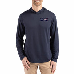 NFL Philadelphia Eagles Cutter & Buck Americana Coastline Epic Comfort Eco Recycled Long Sleeve Hoodie T-Shirt