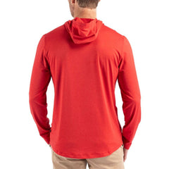 NFL Buffalo Bills Cutter & Buck Americana Coastline Epic Comfort Eco Recycled Long Sleeve Hoodie T-Shirt