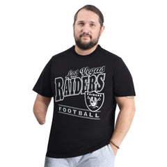 NFL Las Vegas Raiders G-III Sports by Carl Banks Adaptive Headliner Graphic T-Shirt