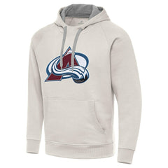 Colorado Avalanche Antigua Big Logo Victory Pullover Hoodie
