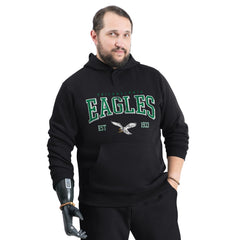 NFL Philadelphia Eagles G-III Sports by Carl Banks Adaptive Team Spirit Graphic Fleece Pullover Hoodie