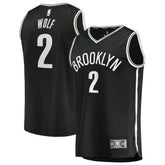 Daniel Wolf Brooklyn Nets Youth Fast Break Replica Jersey - Black - Icon Edition | Fanatics discount