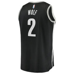 Daniel Wolf Brooklyn Nets Youth Fast Break Replica Jersey - Black - Icon Edition | Fanatics discount