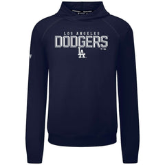 Los Angeles Dodgers Levelwear Mandate Carve Tri-Blend Hoodie - Navy