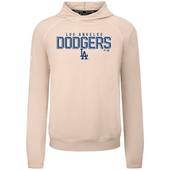 Los Angeles Dodgers Levelwear Mandate Carve Tri-Blend Hoodie - Khaki