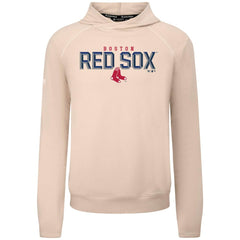 Boston Red Sox Levelwear Mandate Carve Tri-Blend Hoodie - Khaki