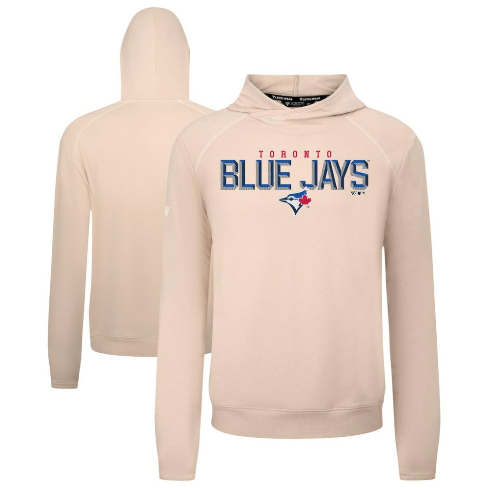 Toronto Blue Jays Levelwear Mandate Carve Tri-Blend Hoodie - Khaki