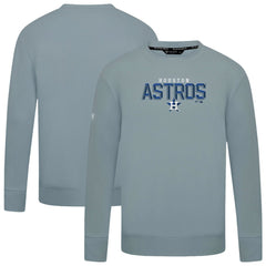 Houston Astros Levelwear Mandate Carve Tri-Blend Sweatshirt - Gray