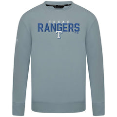 Texas Rangers Levelwear Mandate Carve Tri-Blend Sweatshirt - Gray