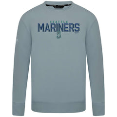 Seattle Mariners Levelwear Mandate Carve Tri-Blend Sweatshirt - Gray