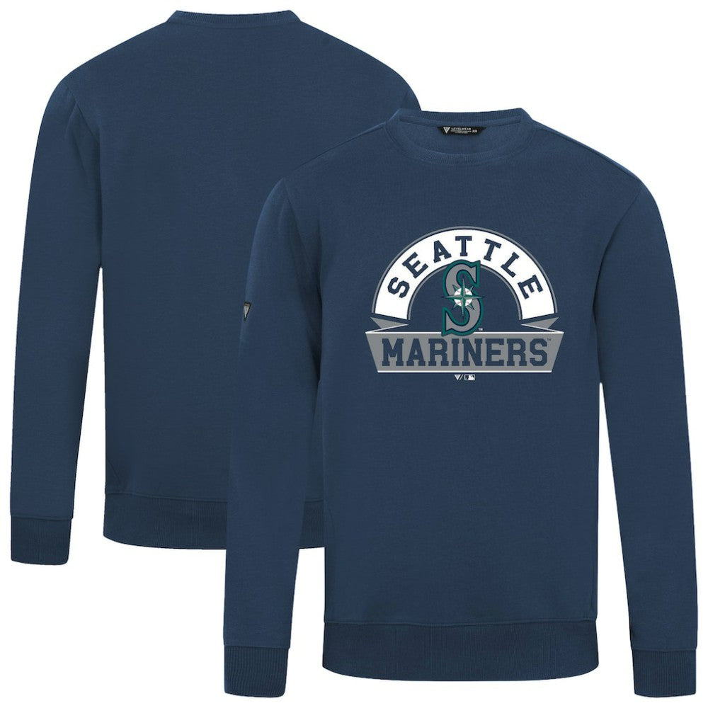 Seattle Mariners Levelwear Zane Banner Arch Sweatshirt - Navy