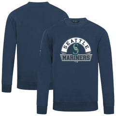 Seattle Mariners Levelwear Zane Banner Arch Sweatshirt - Navy