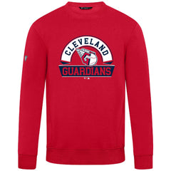 Cleveland Guardians Levelwear Zane Banner Arch Sweatshirt - Red