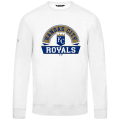 Kansas City Royals Levelwear Zane Banner Arch Sweatshirt - White