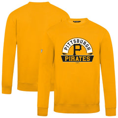 Pittsburgh Pirates Levelwear Zane Banner Arch Sweatshirt - Gold