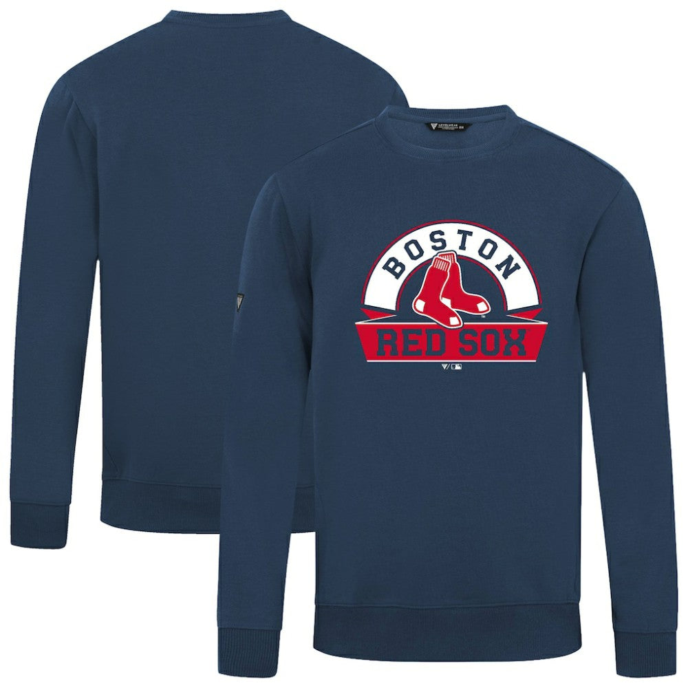 Boston Red Sox Levelwear Zane Banner Arch Sweatshirt - Navy