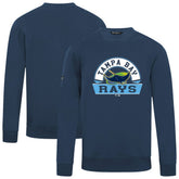 Tampa Bay Rays Levelwear Zane Banner Arch Sweatshirt - Navy