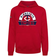 Minnesota Twins Levelwear Podium Banner Arch Hoodie - Red