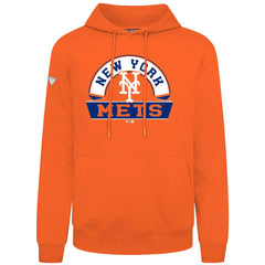 New York Mets Levelwear Podium Banner Arch Hoodie - Orange