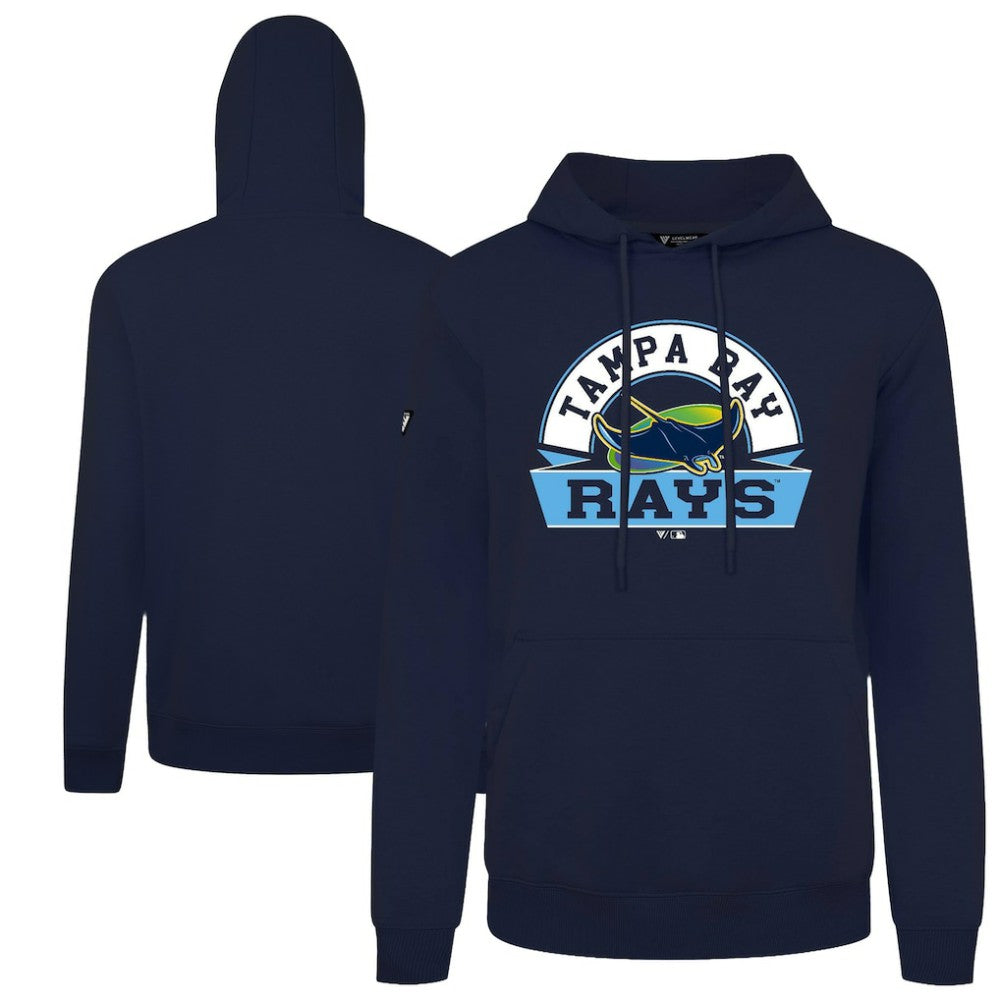 Tampa Bay Rays Levelwear Podium Banner Arch Hoodie - Navy