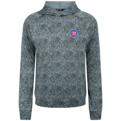 Chicago Cubs Levelwear Albatross Raglan Hoodie - Gray