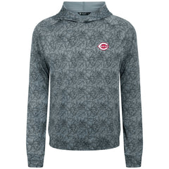 Cincinnati Reds Levelwear Albatross Raglan Hoodie - Gray