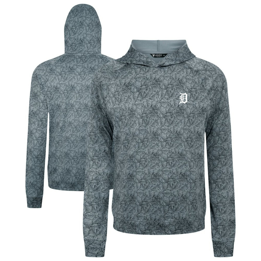 Detroit Tigers Levelwear Albatross Raglan Hoodie - Gray