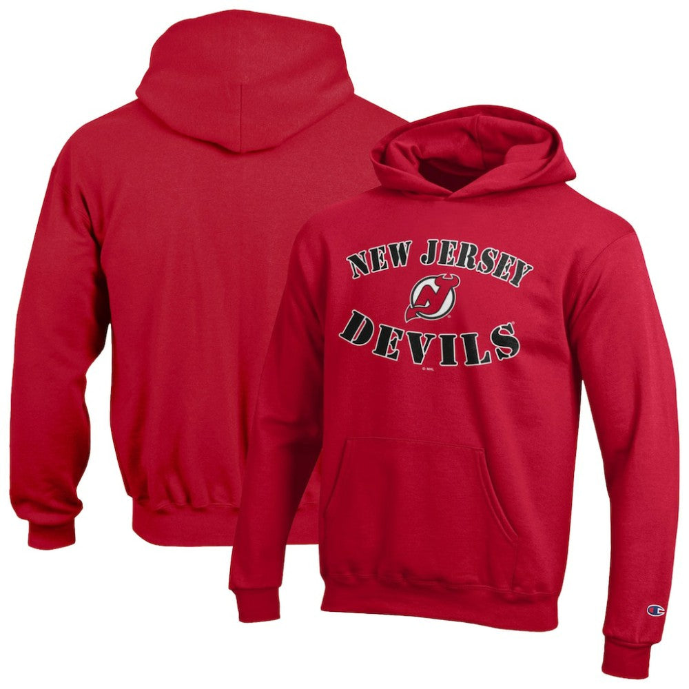 New Jersey Devils Champion Youth Fleece Powerblend Hoodie