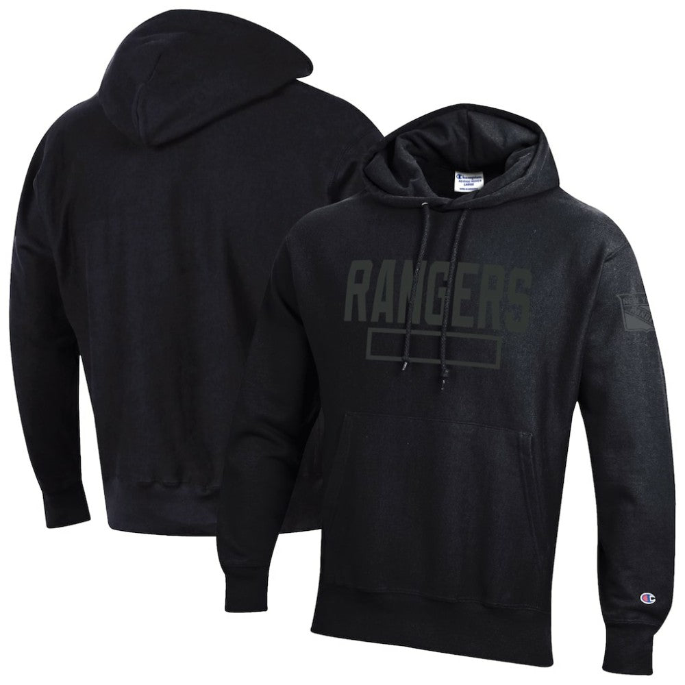 New York Rangers Champion Tonal Reverse Weave Fleece Hoodie