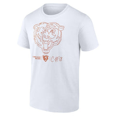 NFL Chicago Bears Caleb Williams Outline Player T-Shirt