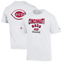 Cincinnati Reds Champion 3-Hit Jersey T-Shirt - White